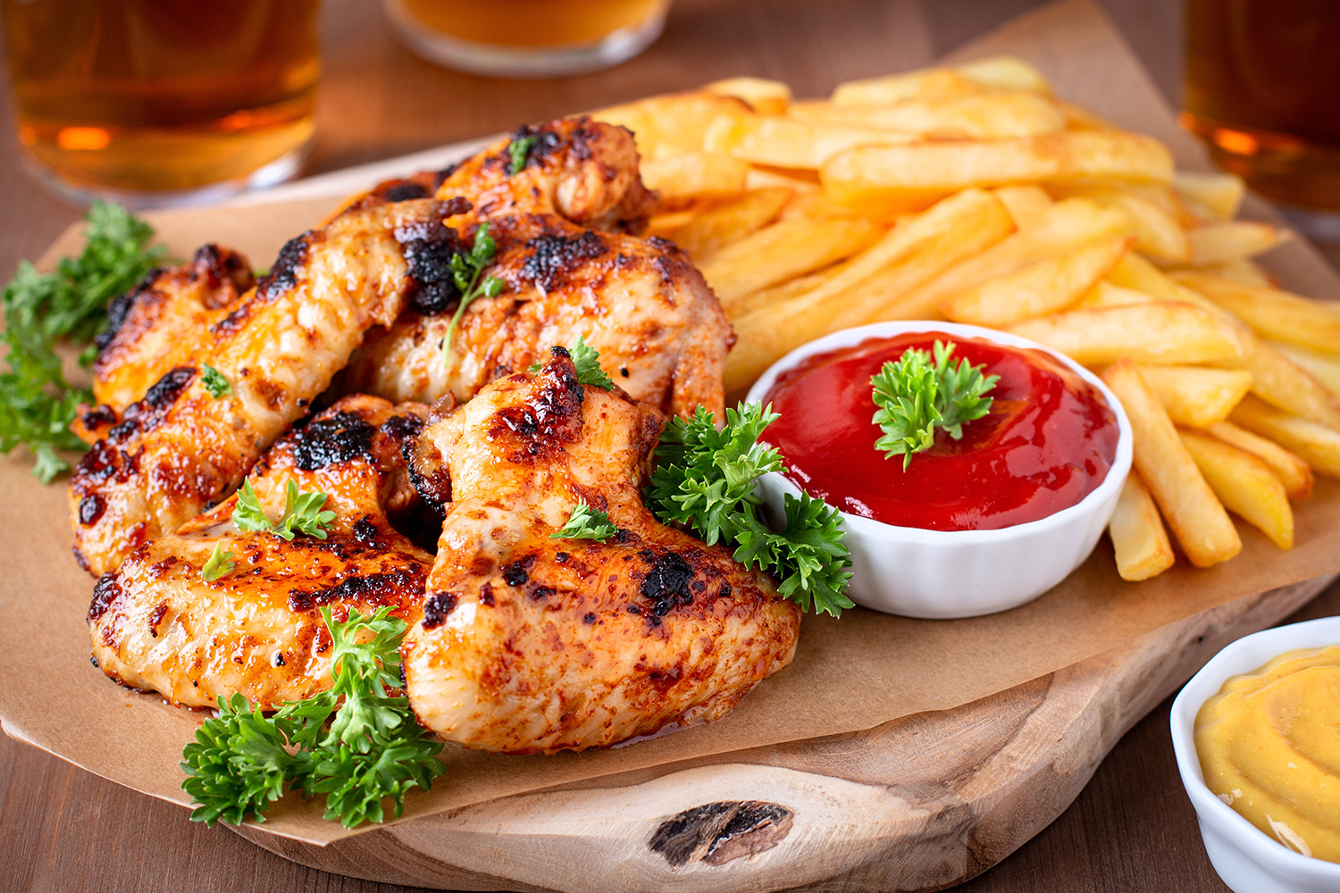 Pouletgerichte bestellen beim best pizzakurier